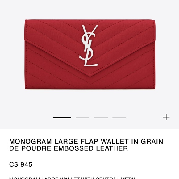 COPY - YSL Cassandra Full Length Wallet - Picture 6 of 7